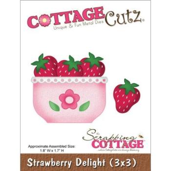 CottageCutz Die Strawberry Delight