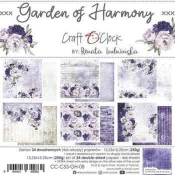 Craft O Clock 6x6 Paper Pad Garden of Harmony