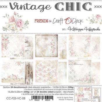 Craft O Clock 6x6 Paper Pad Vintage Chic