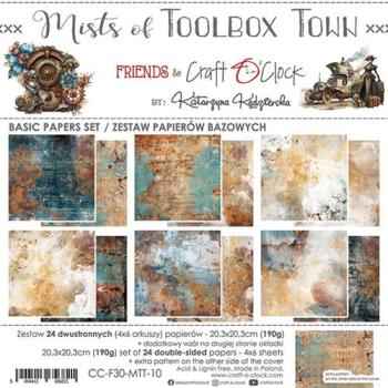 Craft O Clock 8x8 BASIC Paper Pad Mists Of Toolbox Town