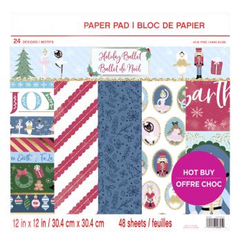 Craft Smith 12x12 Inch Paper Pad Holiday Ballet
