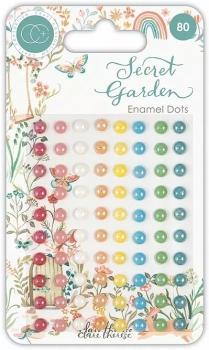 Craft Consortium Secret Garden Adhesive Enamel Dots #13
