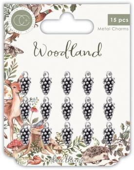 Craft Consortium Metal Charms Woodland Silver Pine Comb