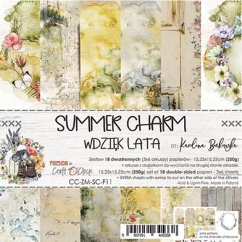 Craft O Clock 6x6 Paper Pad Summer Charm