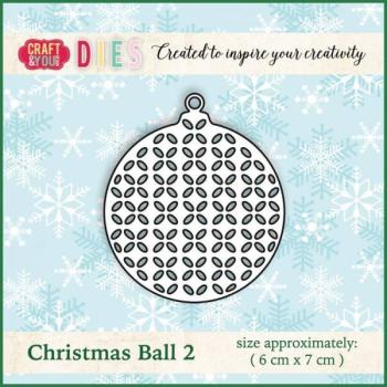 Craft & You Design Die Christmas Ball #CW011