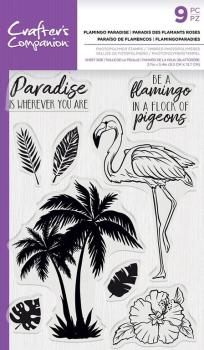 Crafters Companion Clear Stamp Flamingo Paradise