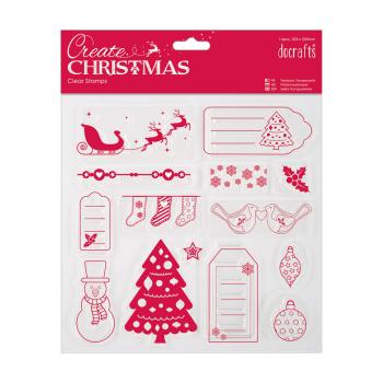 Create Christmas Clear Stamp Merry Christmas