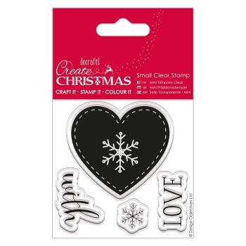 Create Christmas Mini Clear Stamp Nordic Heart