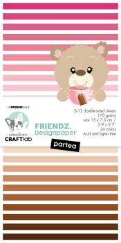 Creative CraftLab Friendz Design Mini Paper Pad Partea #117
