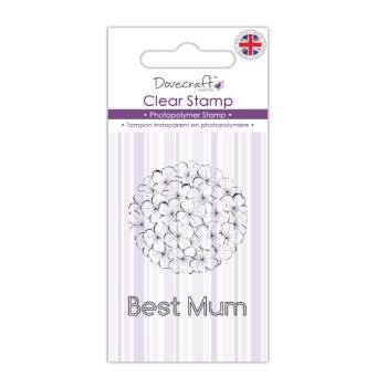 Dovecraft Clear Stamp - Best Mum
