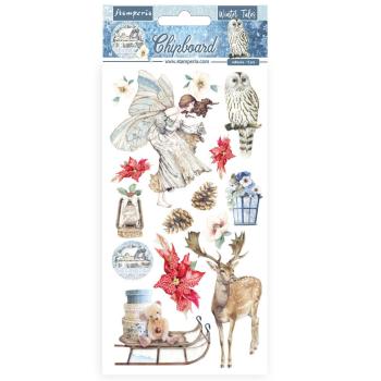Stamperia Chipboard 15x30 cm Winter Tales Christmas #33