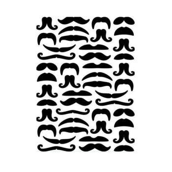 Darice Embossing Folder Moustaches  #1219-124