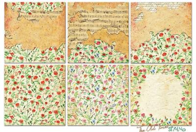 #578 Decorer 12x12 Paper Pad The Old Time Spring