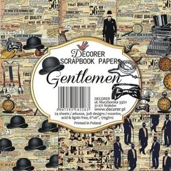 Decorer 6x6 Paper Pad Gentlemen