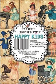 #34 Decorer Mini Scrapbook Paper Set Happy Kids