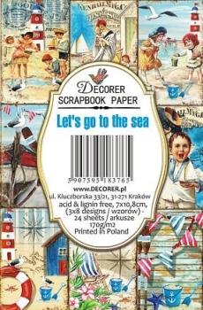 #80 Decorer Mini Scrapbook Paper Set Lets go to the Sea