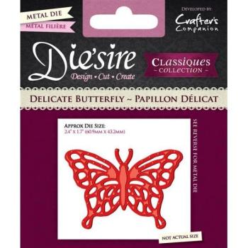 Die'sire Classiques Die Delicate Butterfly