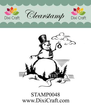 Dixi Craft Clear Stamp Snowman #0048