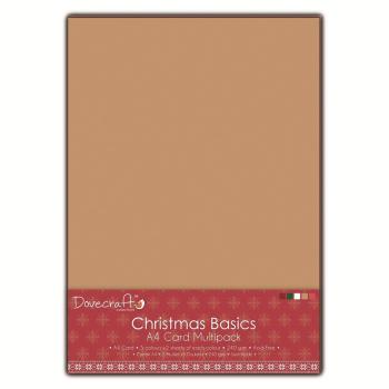 Dovecraft Christmas Basics A4 Card Pack