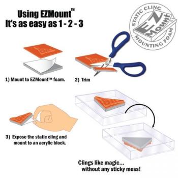 EZMount Static Cling Mounting Foam Thin