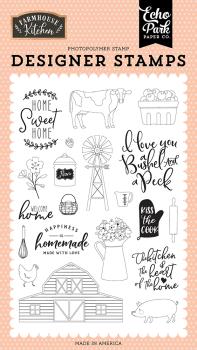 Echo Park Paper Clear Stamps Heart of the Home