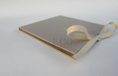 Eco-Scrapbooking Canvas Album Akkordeon 155x155 mm Kraft