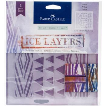 Faber Castell Ice Layers Adhesive Textures Tribal