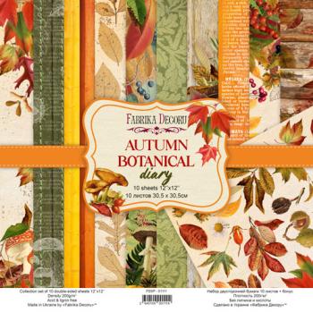 Fabrika Decoru 12x12 Paper Pack Autumn Botanical Diary