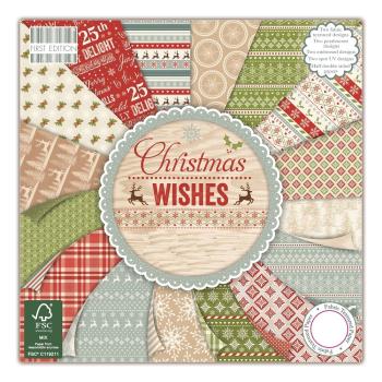 First Edition 12x12 FSC Paper Pad Christmas Wishes