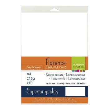Florence A4 Cardstock Paper White #097