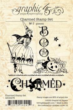 Graphic 45 Charmed Scrapooking KIT with Stamp