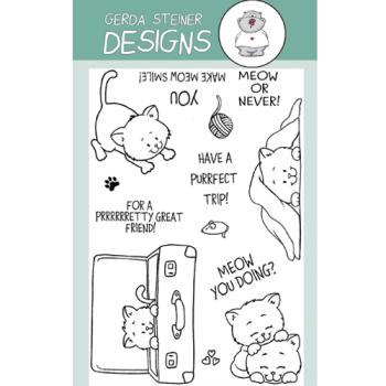 Gerda Steiner Design Stamp Playful Kitten