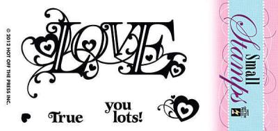 Hot off the Press Ministamp - Love