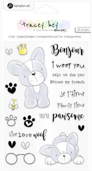 Hampton Art Clear Stamps Frenchie #SC0974