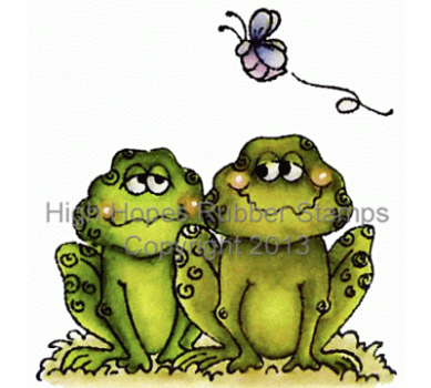 High Hopes Stamp Froggy Friends