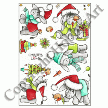 Hobby Art Clear Stamps Dudley Does Christmas