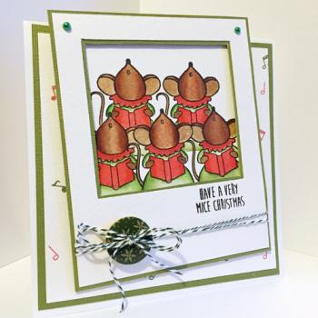 Hobby Art Clear Stamps Have a Mice Christmas! CS103D