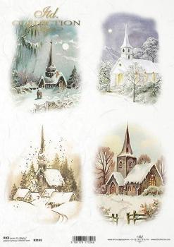 ITD A4 Rice Paper Winter Views R2145