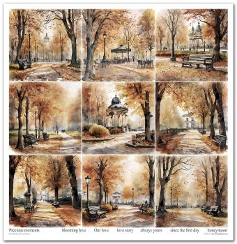 ITD Collection Paper Pad 12x12 Autumn Love Story #069