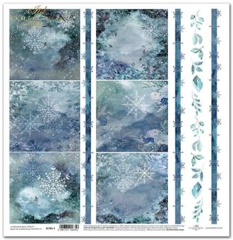 ITD Collection 12x12 Sheet Christmas in Blue #0781