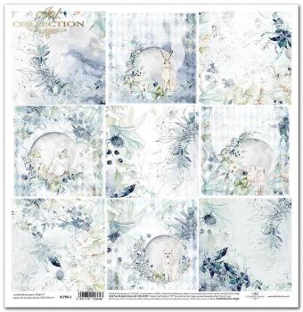ITD Collection 12x12 Sheet The World of Ice Porcelain #0796