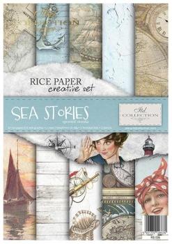ITD Collection A4 Rice Paper Creative Set Sea Stories