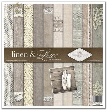 ITD Collection  Paper Pad 12x12 Linen & Lace