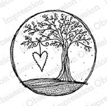 Impression Obsession Stamp Hearty Tree