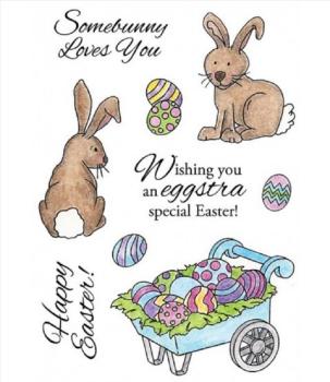 Inky Antics Clear Stamp Set Rabbit & Cart