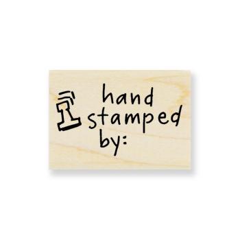 Hand stamped by
