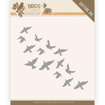 Jeanines Art Die Flock of Birds #JAD10061