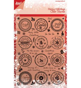 Joy!Crafts Clear Stamps Set Christmas EN Texte