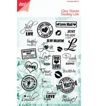 Joy!Crafts Clear Stamps Set Sending Love