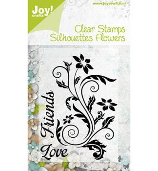 Joy!Crafts Clearstamp - Flowers 2 - Love - Friends